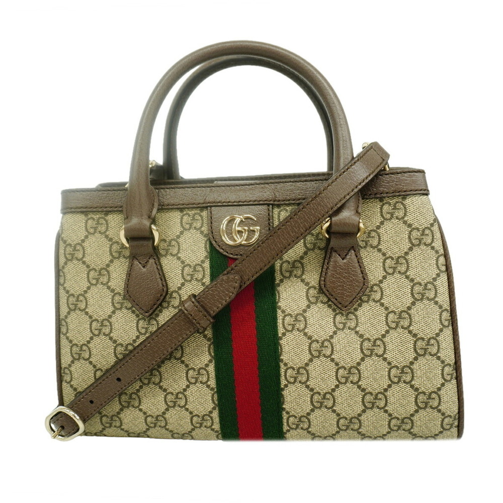 Gucci Ophidia 836840 Brown Champagne 2-way handbag for women
